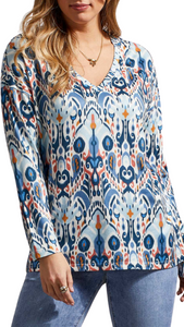Soft & Cozy Printed Tunic. Style TR7979O-4448