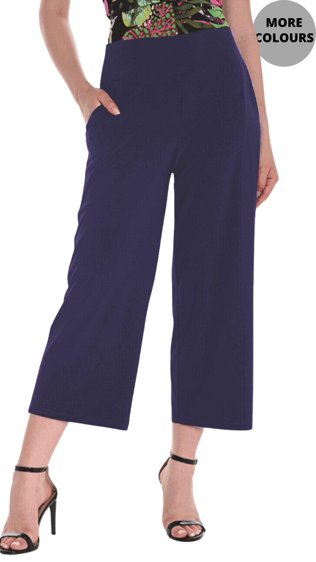 Pull On Wide Leg Ankle Pant. Style FL256012