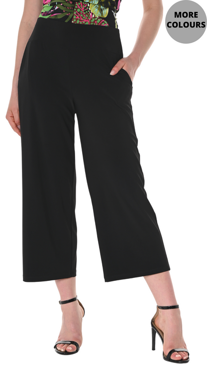 Pull On Wide Leg Ankle Pant. Style FL256012