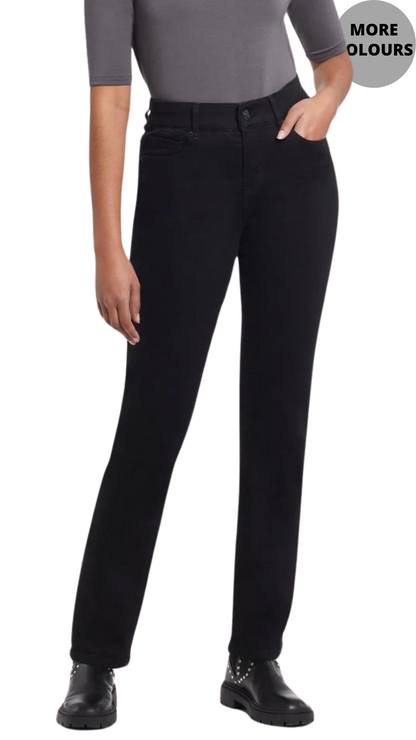 Petite Sophia Curvy Straight Leg Jean. Style TR7572U-5050