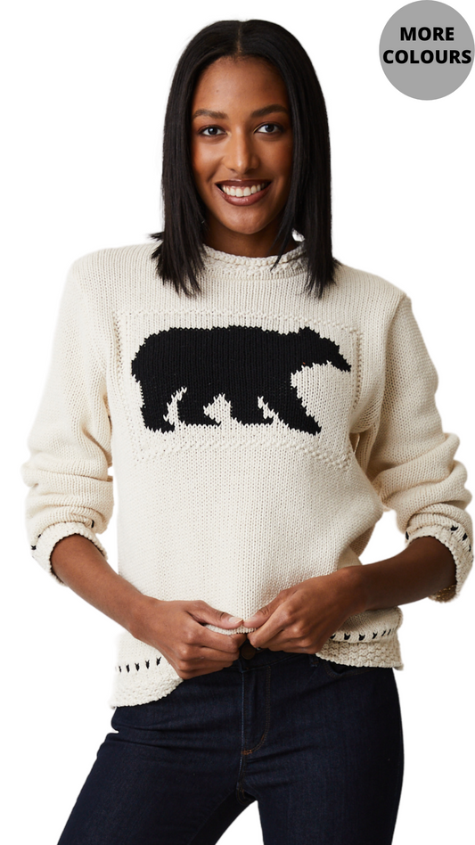 Laurentian Bear Knit Sweater in Multiple Colours. Style PH83254