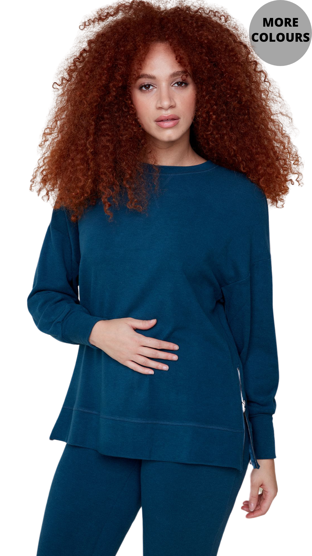 Cozy Stretch Lounge Sweatshirt. Style REN7771-48K