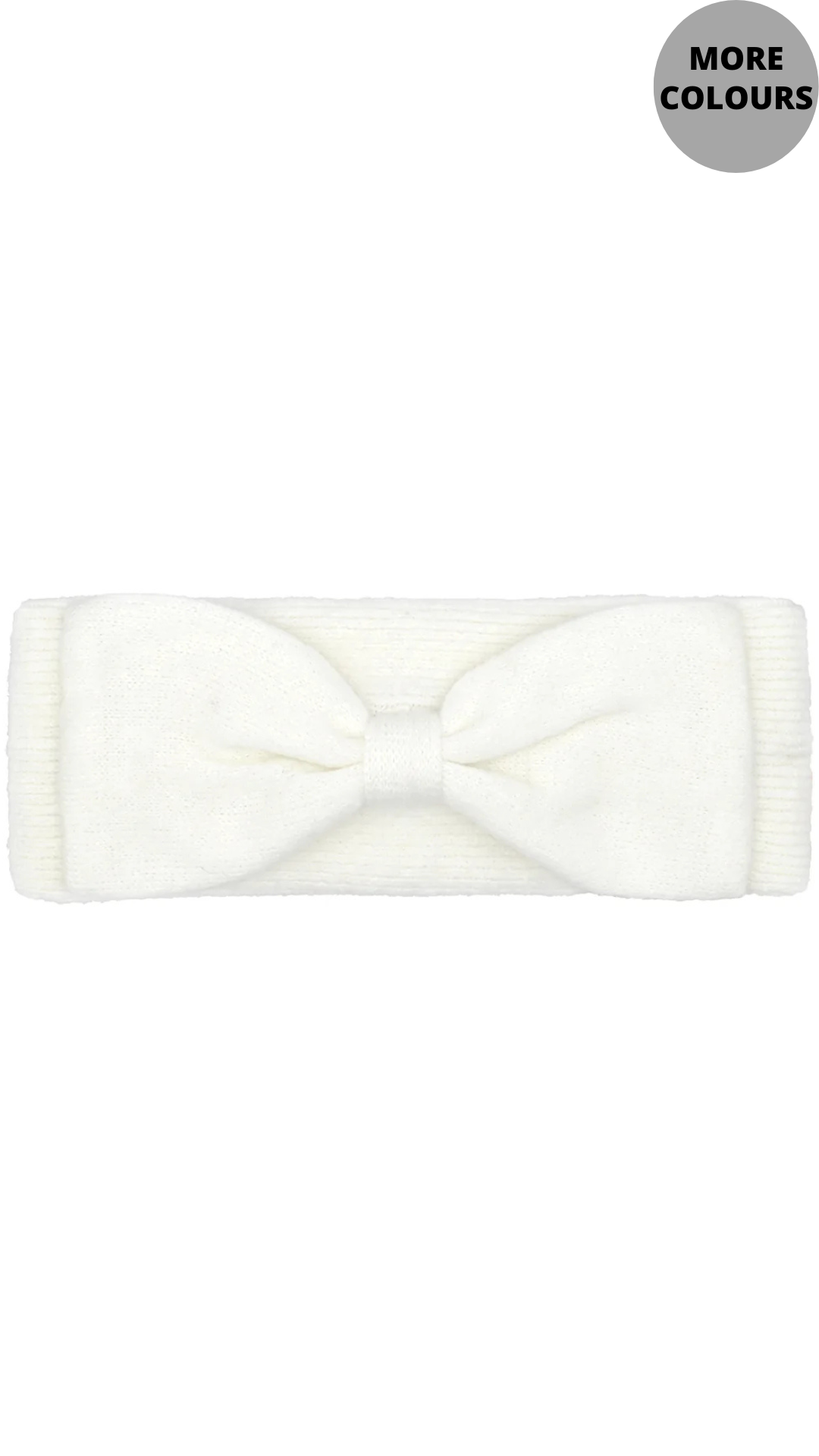 Knit Bow C.C. Headwrap. Style MODHWE-0159