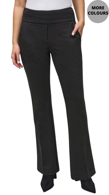 Heavy Knit Flared Pull On Pant. Style JR244008