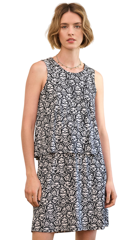 Roberta Shibori Layered Soft Dress. Style HATS24FCL1283