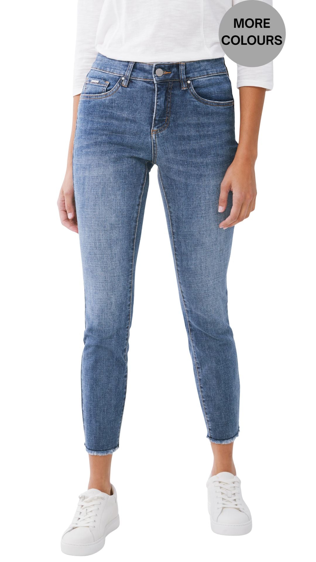 Christina Frayed Ankle Jean. Style FD5320809