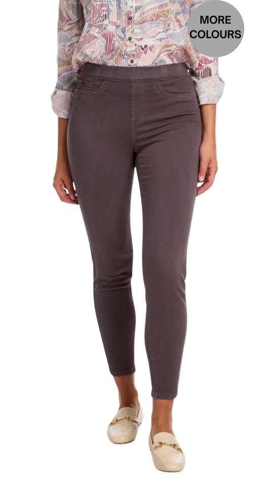 Euro Twill Pull On Slim Ankle Jean. Style FD2858511