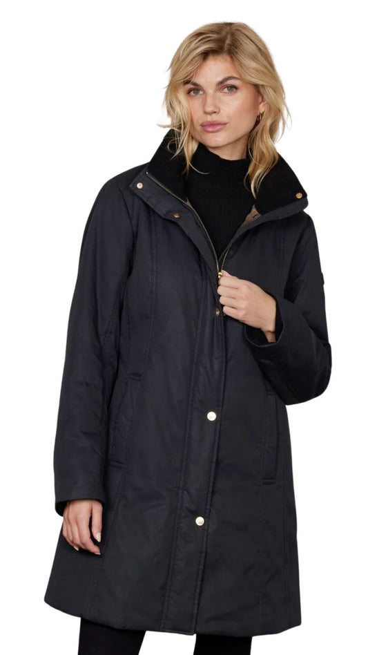 Removable Hood Corduroy Details Jacket. Style JUN2030-45ca