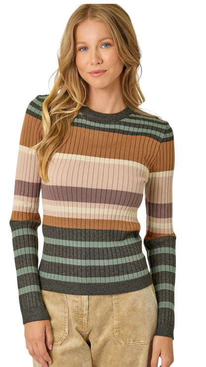 Colour Block Striped Sweater. Style MYS60429