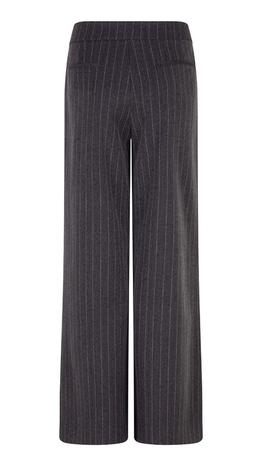 Pinstripe & Rhinestone Pull-On Pant. Style ESQ10517