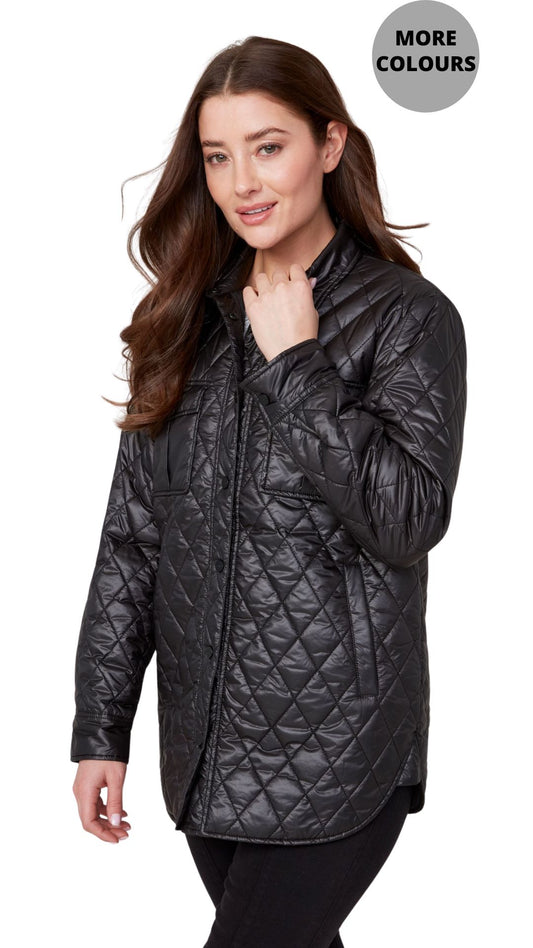 Quilted Long Sleeve Jacket. Style REN3909L-E3034