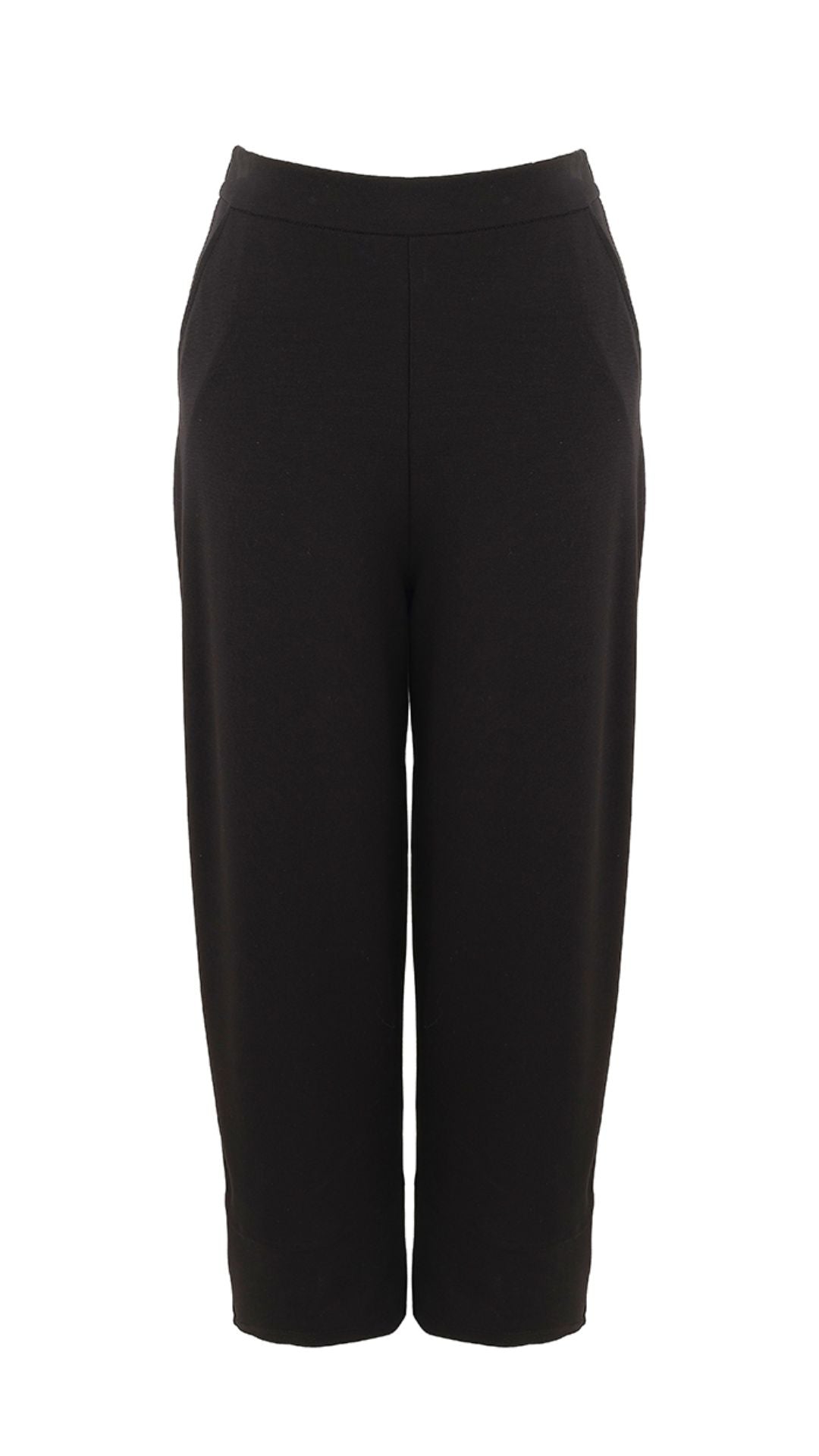 Black Pull-On Wide Leg Pant. Style DOLC75145