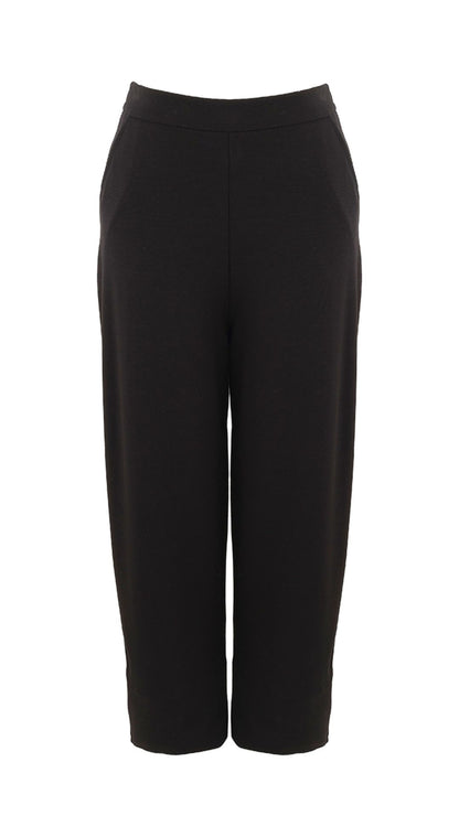 Black Pull-On Wide Leg Pant. Style DOLC75145