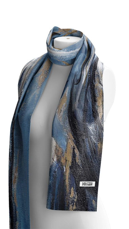 "The Storm" Artist Print Scarf. Style DOLC75907