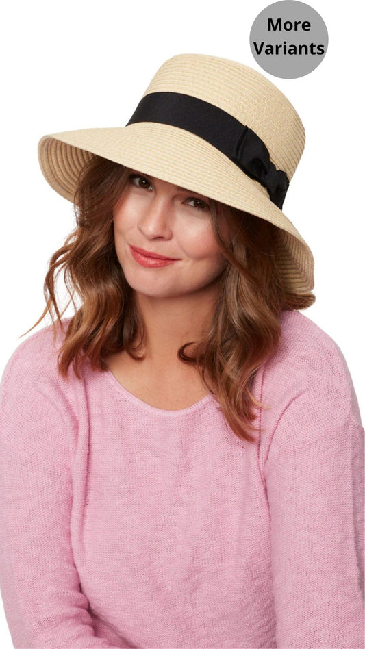 Panama Banded Sun Hat. Style PH17559
