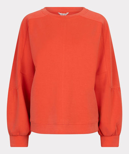 Balloon Sleeve Soft & Stretchy Modal Sweater. Style ESQ05000