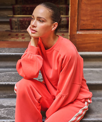 Balloon Sleeve Soft & Stretchy Modal Sweater. Style ESQ05000