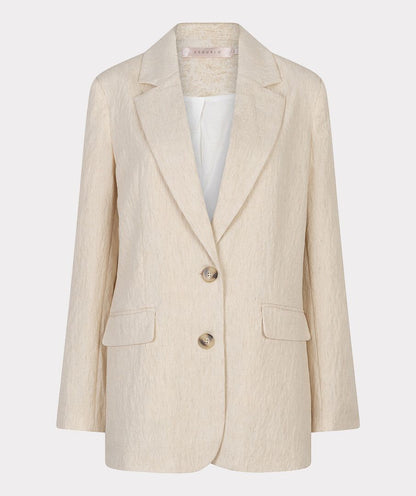 Oversized Button Front Structured Blazer. Style ESQ17000