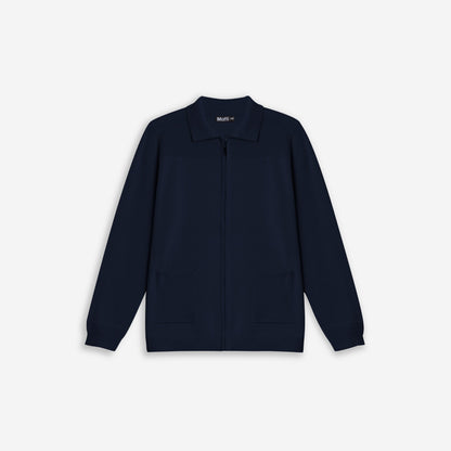 Classic Collar Zipper Sweater. Style MI23297C