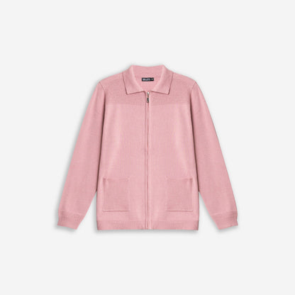 Classic Collar Zipper Sweater. Style MI23297C