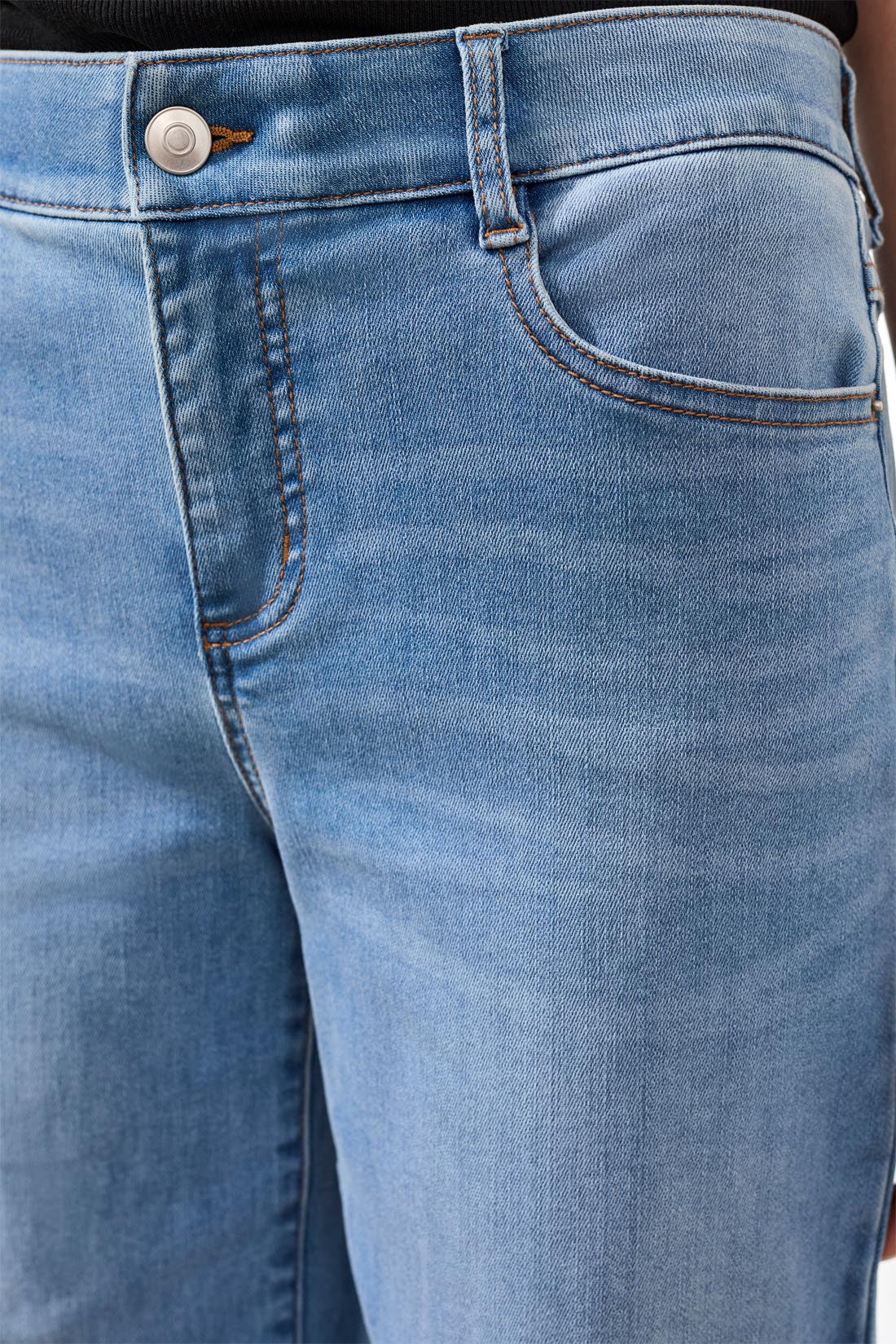 Audrey Cropped Wide Leg Stretch Denim Jean. Style TR6118O-5100