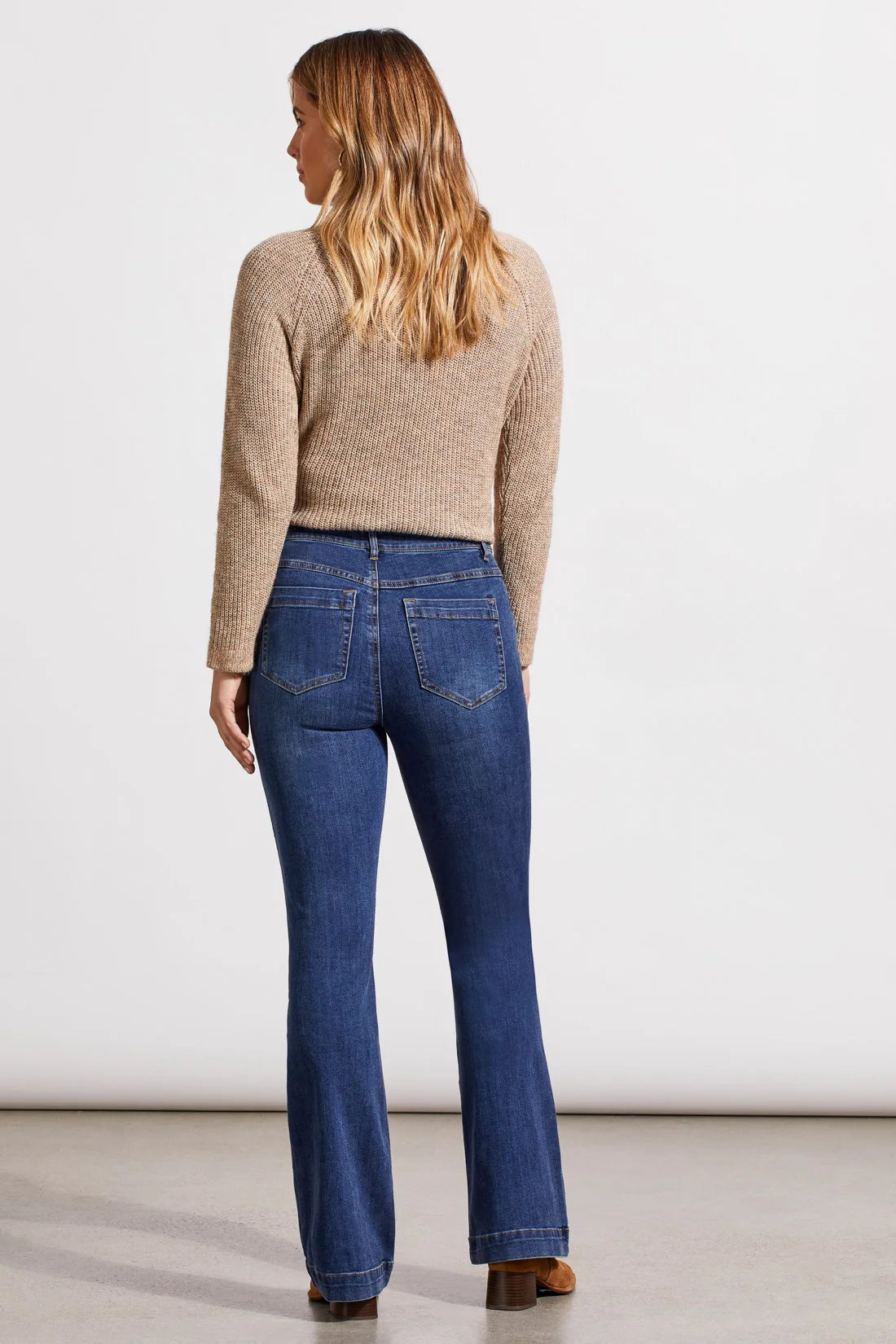 Audrey Pull On Flared Jeans. Style TR5562O-2020