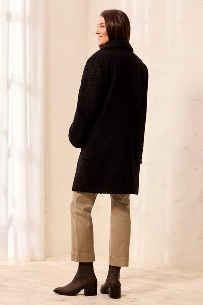Boucle Button-Front Coat. Style TR3173O-8513