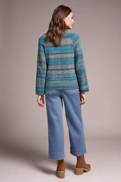 Combed Cotton V-Neck Sweater. Style TR2374O-576