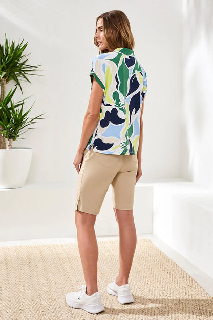 UPF 50+ High Performance Dolman Zip-Front Sport Top. Style TR2090O-3024
