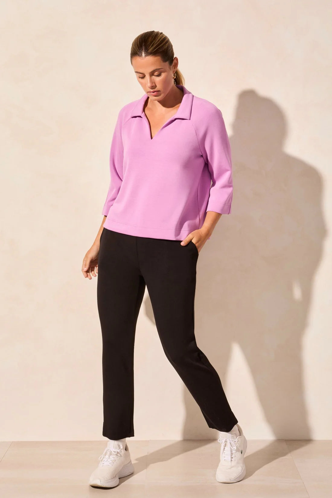 Techno Lux Side Slit Pull-On Capri. Style TR2136O-3390