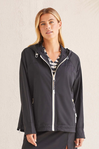 Four-Way Stretch Hooded Jacket. Style TR1804O-3668