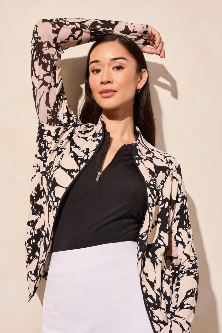 Performance UPF 50+ Zip Up Cardigan. Style TR1817O-3024