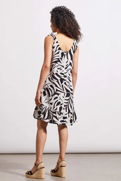 Reversible Printed/Solid A-Line Dress. Style TR4848O-2352