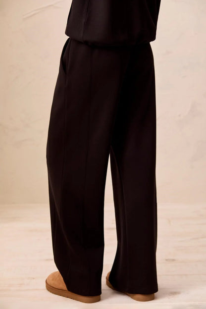 Scuba Knit Pull-On Wide Leg Joggers. Style TR3138O-3390