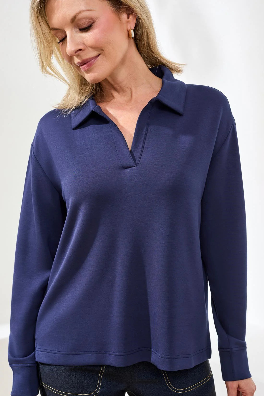 Techno Lux Scuba Johnny Collar Top. Style TR2488O-3390