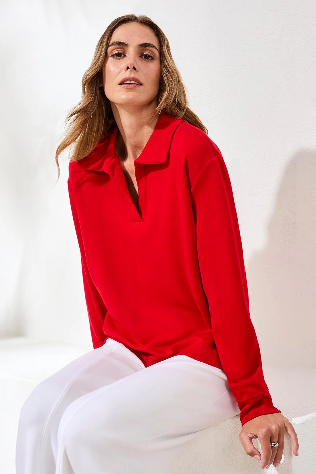 Techno Lux Scuba Johnny Collar Top. Style TR2488O-3390