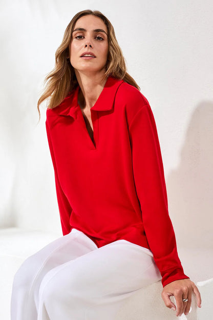 Techno Lux Scuba Johnny Collar Top. Style TR2488O-3390