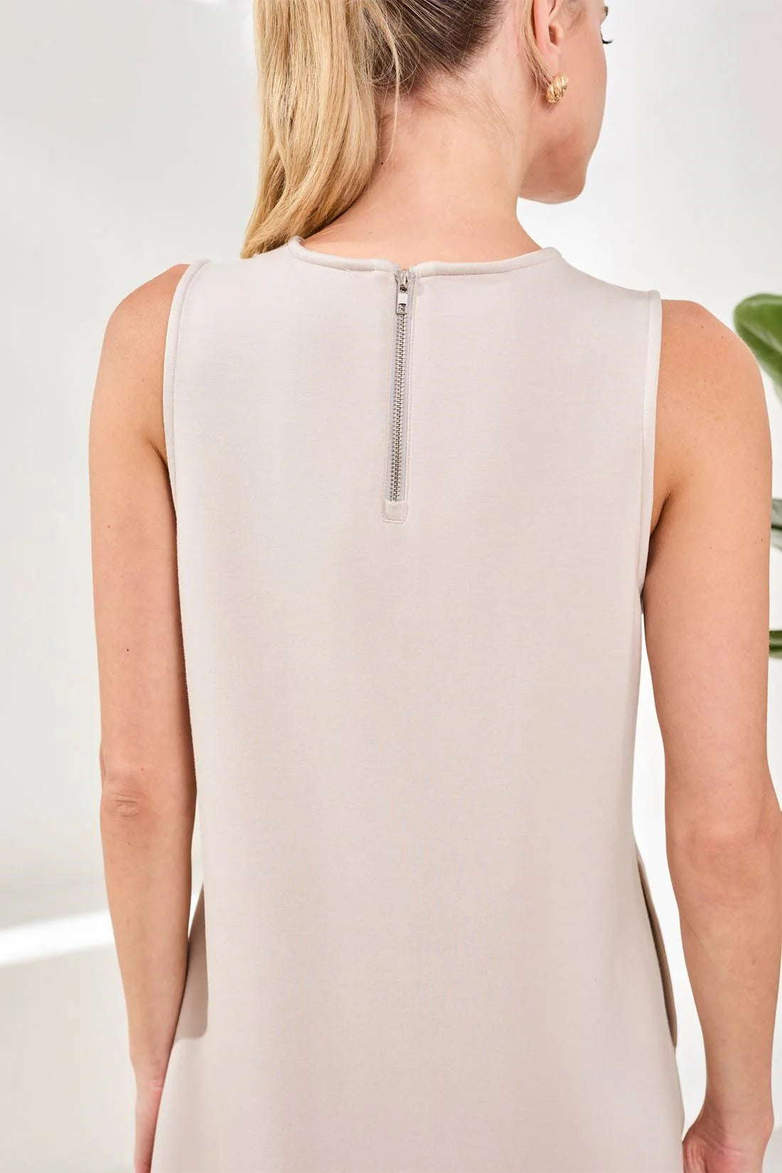 Techno Lux Scuba Shift Dress. Style TR2492O-3390