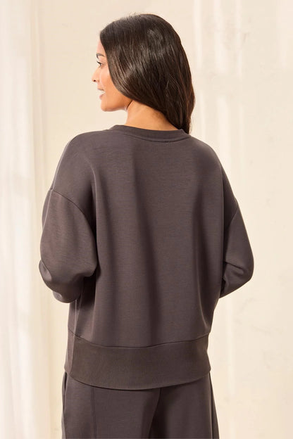 Techno Lux V-Neck Drop Shoulder Pullover. Style TR3202O-3390