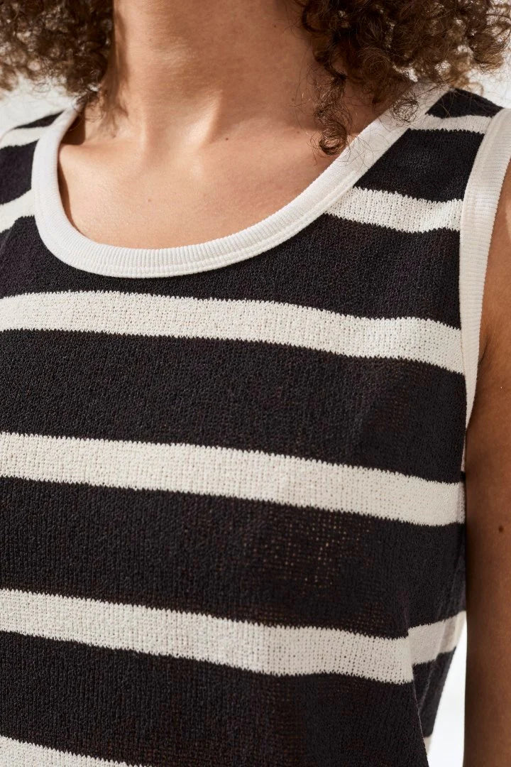 Super Soft Terry Cloth Striped Tank. Style TR2426O-8417