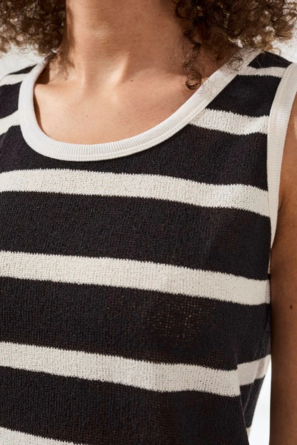 Super Soft Terry Cloth Striped Tank. Style TR2426O-8417