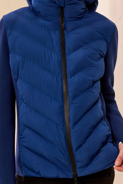 Water Repellent Hybrid Knit & Puffer Jacket. Style TR3172O-8512