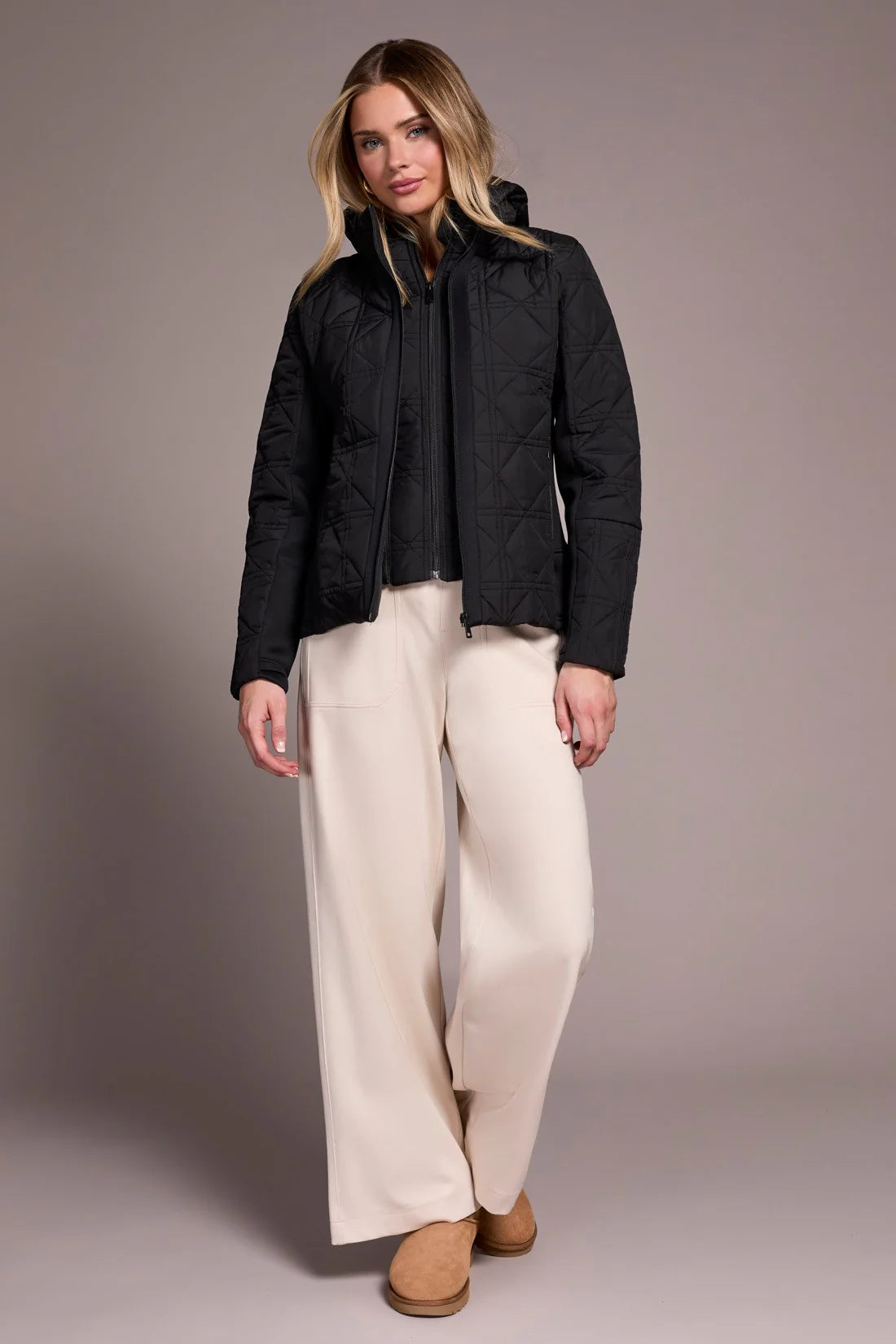 Water Repellant Textured Woven Jacket. Style TR2353O-3789