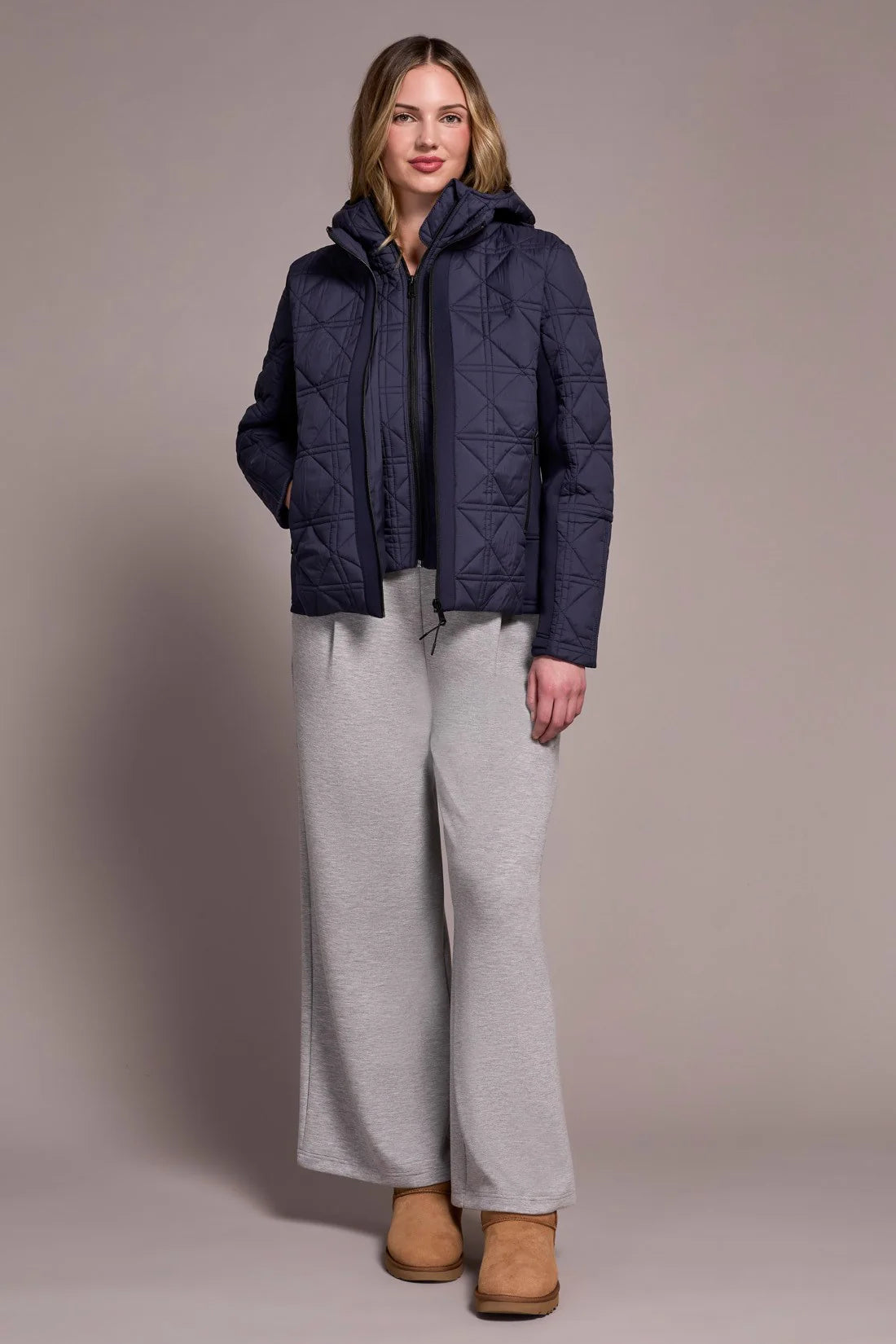Water Repellant Textured Woven Jacket. Style TR2353O-3789