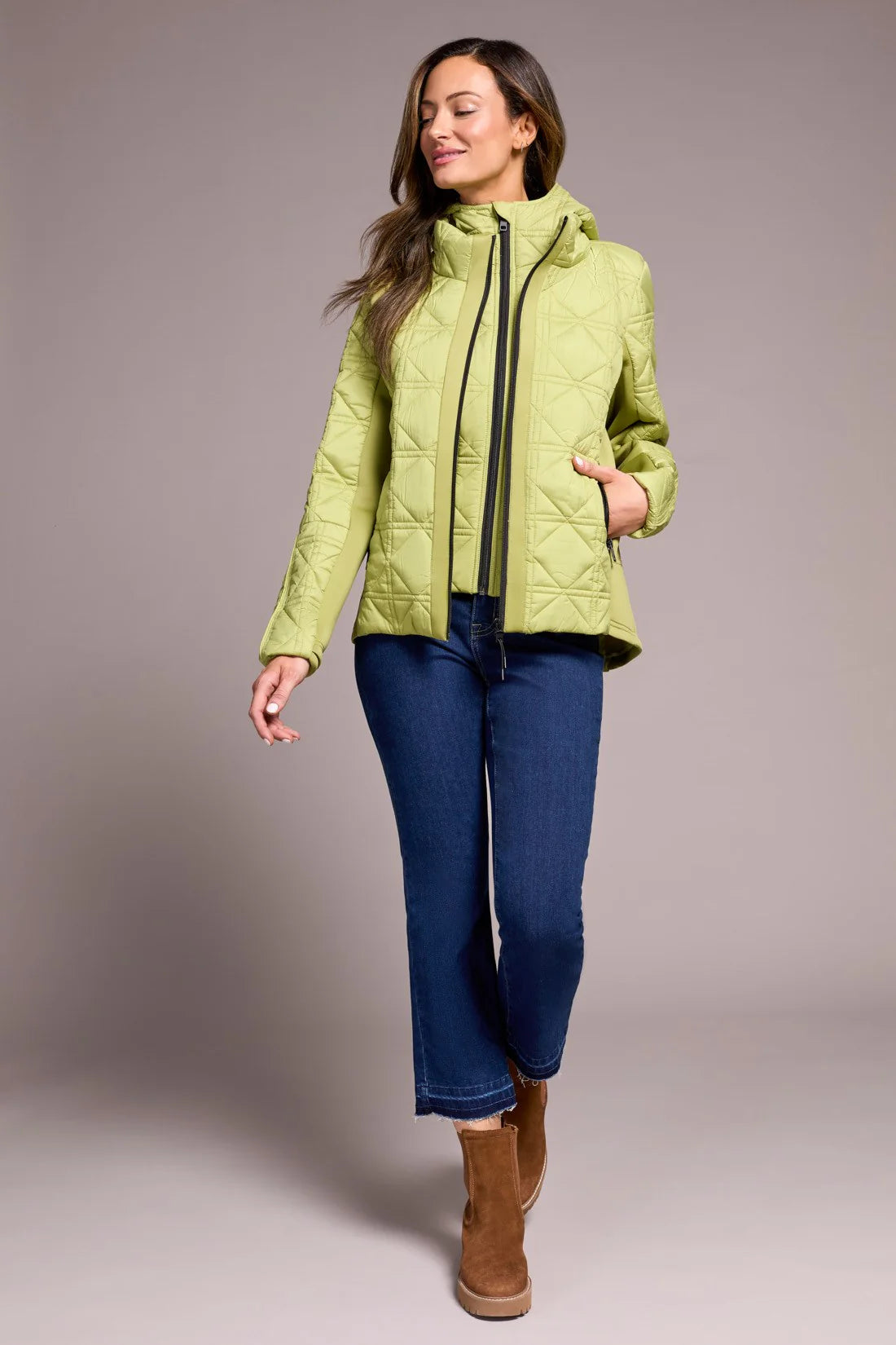 Water Repellant Textured Woven Jacket. Style TR2353O-3789
