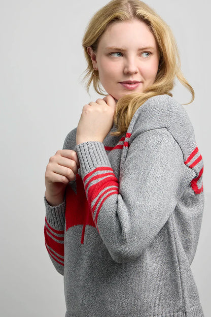 True Maple Leaf Knit Sweater. Style CKI5210