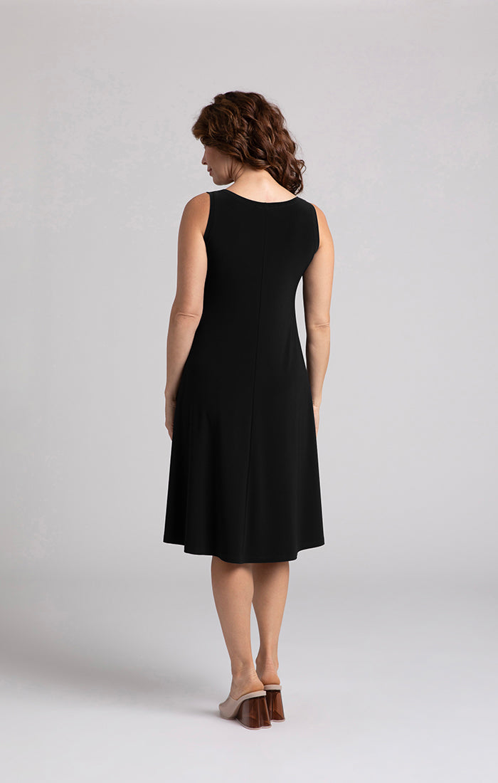 Nu Short Black Tank Dress. SI28176BLK