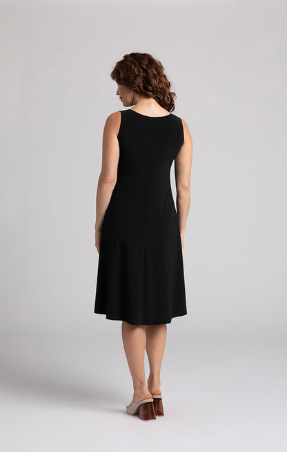 Nu Short Black Tank Dress. SI28176BLK