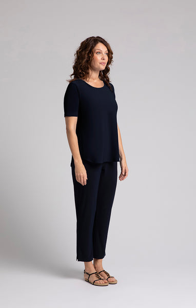 Go To Classic Relax Navy Top. Style SI22110R-1NAVY