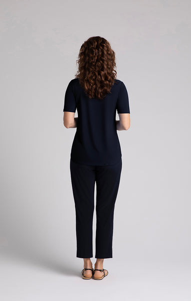 Go To Classic Relax Navy Top. Style SI22110R-1NAVY
